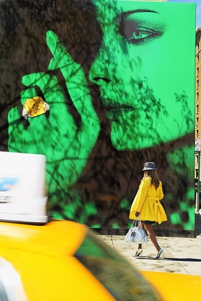Photograph Mitchell Funk Taxis And Yellow Jacket on One Eyeland
